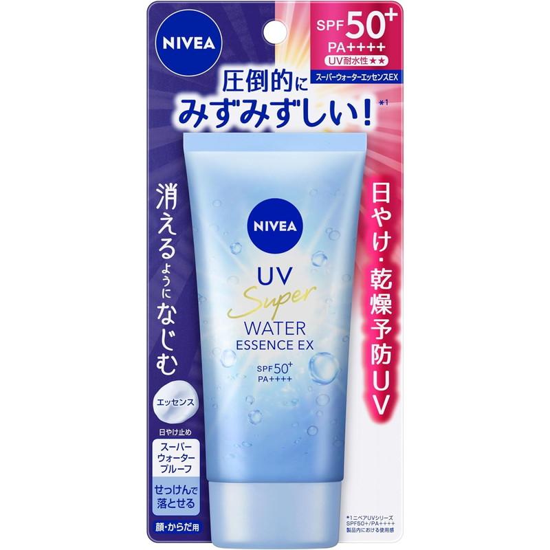 Nivea UV Super Water Essence EX SPF50+/PA+++ - 80g - Harajuku Culture Japan - Japanease Products Store Beauty and Stationery