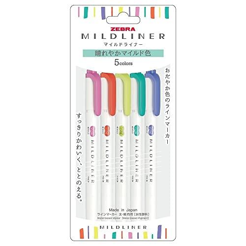 Zebra Water-Based Marker MILDLINER Set - Harajuku Culture Japan - Japanease Products Store Beauty and Stationery