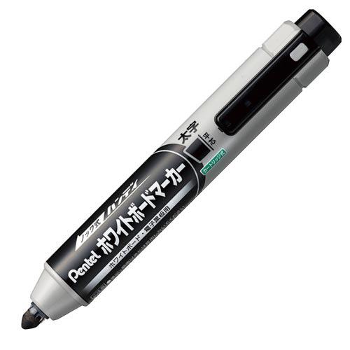 Pentel Handy White Board Marker Knock Type - Flat Core / Bold Point - Harajuku Culture Japan - Japanease Products Store Beauty and Stationery