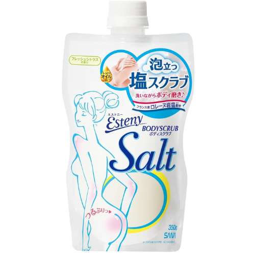Esteny Salty Scrub 350g - Fresh Citrus Scent - Harajuku Culture Japan - Japanease Products Store Beauty and Stationery