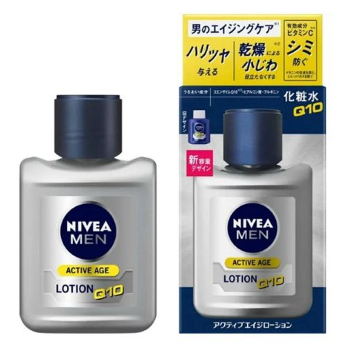 Nivea Men Active Age Lotion Q10 - 110ml - Harajuku Culture Japan - Japanease Products Store Beauty and Stationery