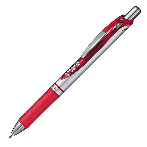 Pentel EnerGel Silver - Red Ink - Harajuku Culture Japan - Japanease Products Store Beauty and Stationery