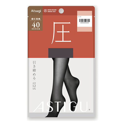 Atsugi Astigu Warming Hot Compression Tights Atsu 40 Denier - AP9044 - Harajuku Culture Japan - Japanease Products Store Beauty and Stationery