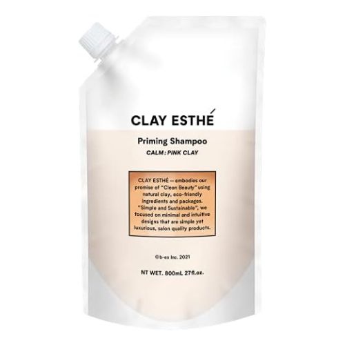 CLAY ESTHÉ Priming Shampoo Pink Clay - Refill - 800ml