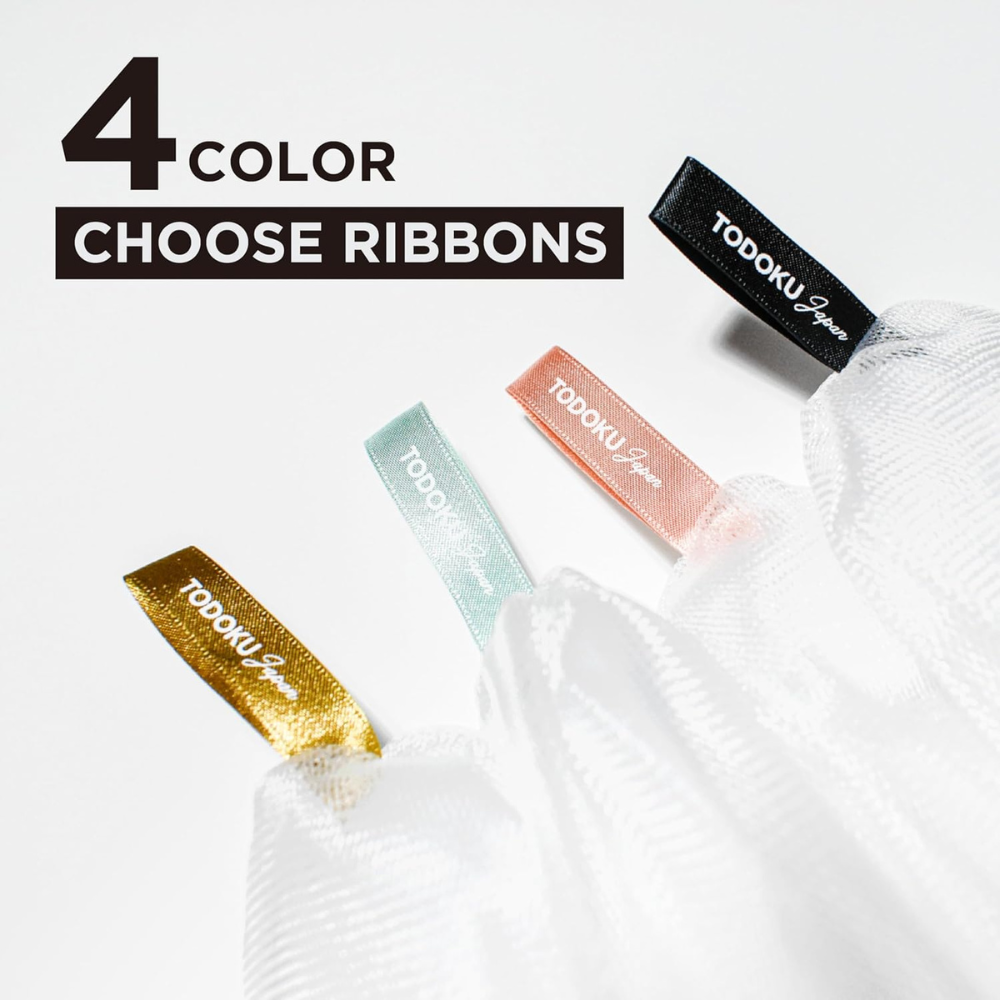 TODOKU Japan Rich Bubble Face Wash Soap Net, 4 Layer Mesh, Marshmallow Whip Maker - Harajuku Culture Japan - Japanease Products Store Beauty and Stationery