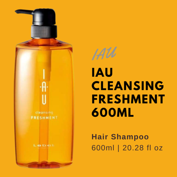 Lebel IAU Cleansing Freshment Hair Shampoo - 600ml - Harajuku Culture Japan - Japanease Products Store Beauty and Stationery