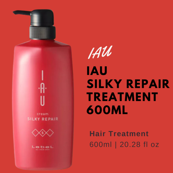 Lebel IAU Cream Silky Repair Hair Treatment - 600ml