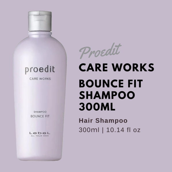 Lebel Proedit Care Works Shampoo Bounce Fit - 300ml