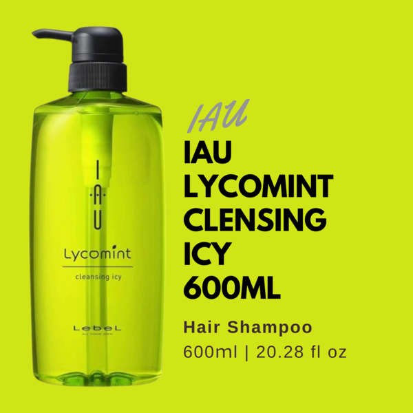 Lebel IAU Cleansing Lycomint  icy Hair Shampoo - 600ml - Harajuku Culture Japan - Japanease Products Store Beauty and Stationery