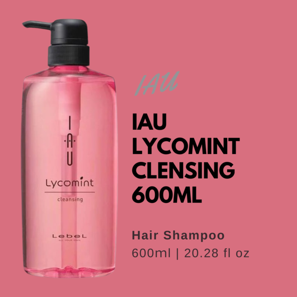 Lebel IAU Cleansing Lycomint Hair Shampoo - 600ml - Harajuku Culture Japan - Japanease Products Store Beauty and Stationery