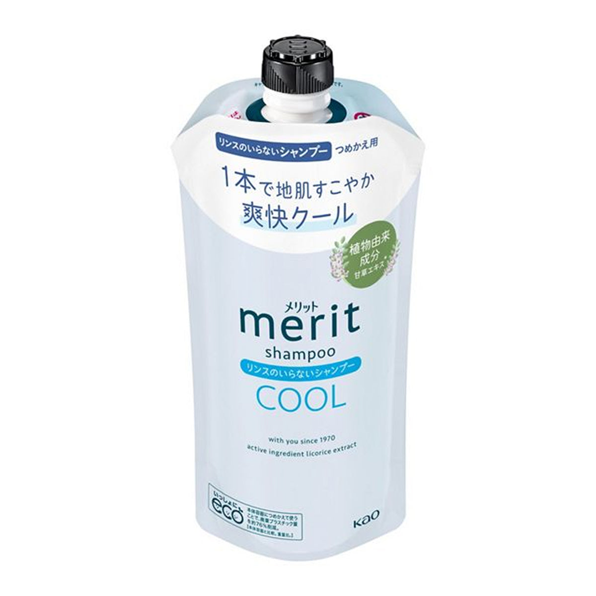 Merit Kao Hair Rinse in Shampoo - 320ml - Refill - Cool