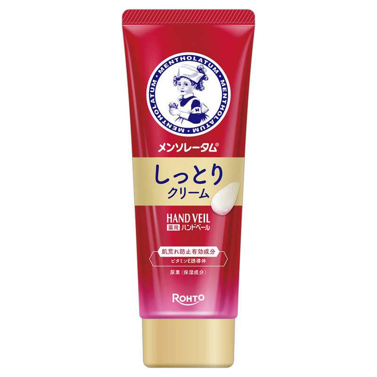 Rohto Mentholatum medicated hand veil Moist Hand Cream 70g - Harajuku Culture Japan - Japanease Products Store Beauty and Stationery