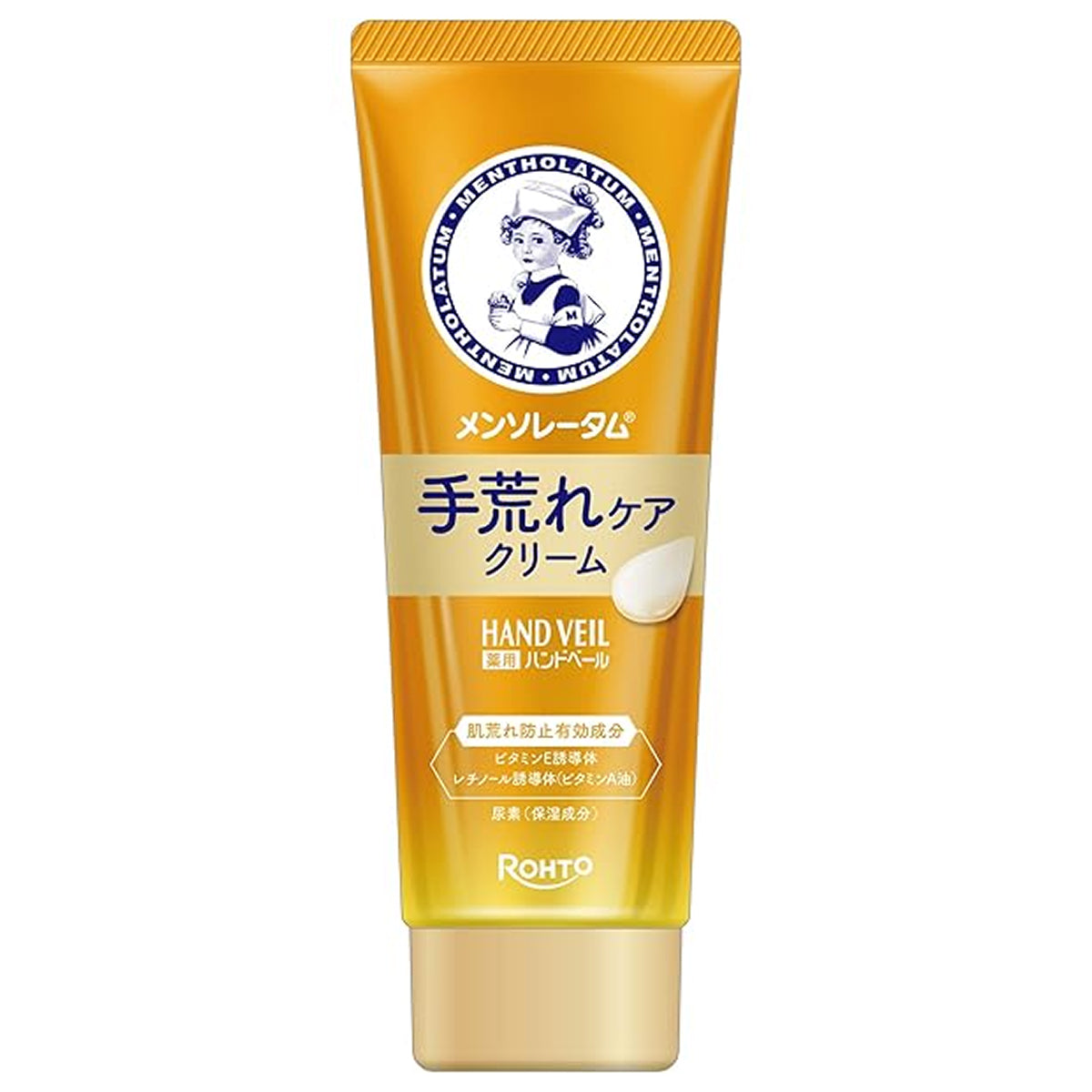 Rohto Mentholatum medicated hand veil Rough Hand Hand Cream 70g - Harajuku Culture Japan - Japanease Products Store Beauty and Stationery