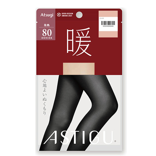 Atsugi Astigu Warming Hot Tights Dan 80 Denier - AP1080 - Harajuku Culture Japan - Japanease Products Store Beauty and Stationery