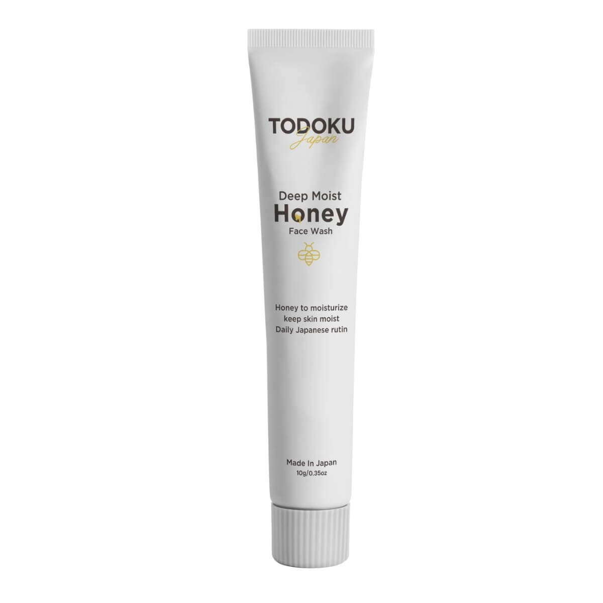 TODOKU JAPAN Deep Moist Honey Face Wash  - Hydrating Japanese Cleanser with Honey .3