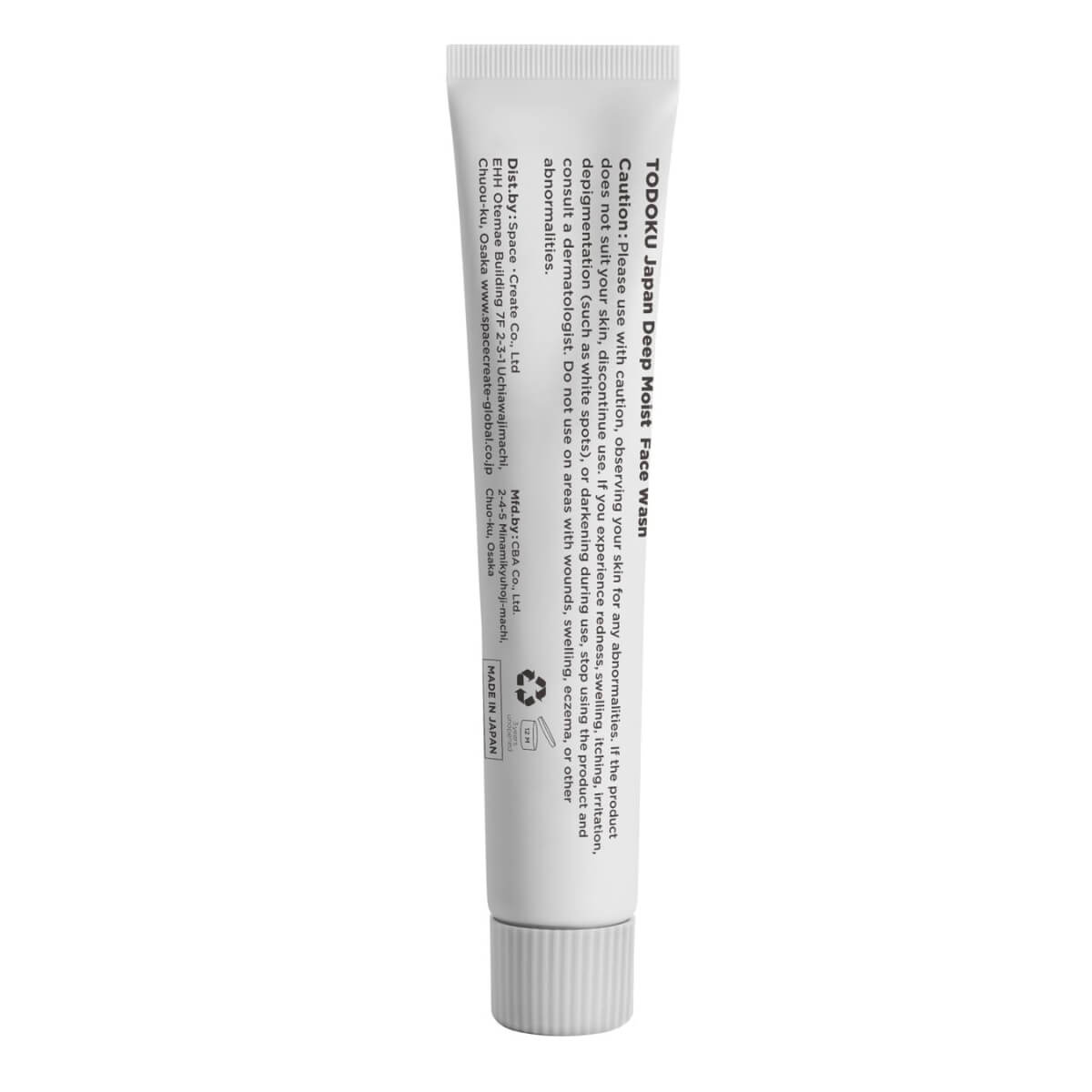 TODOKU JAPAN Deep Moist Honey Face Wash  - Hydrating Japanese Cleanser with Honey .4