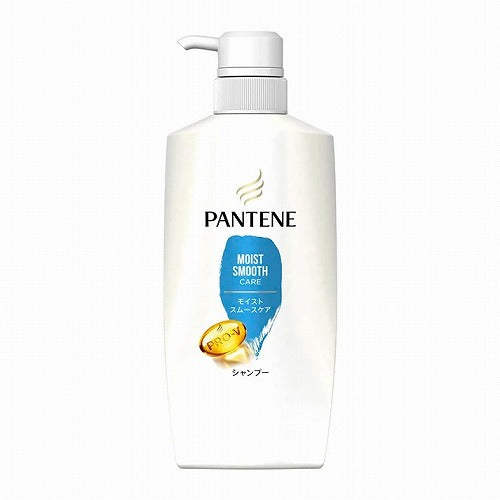 Pantene New Shampoo 450ml - Moist Smooth Care - Harajuku Culture Japan - Japanease Products Store Beauty and Stationery