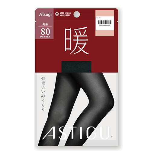 Atsugi Astigu Warming Hot Tights Dan 80 Denier - AP1080 - Harajuku Culture Japan - Japanease Products Store Beauty and Stationery
