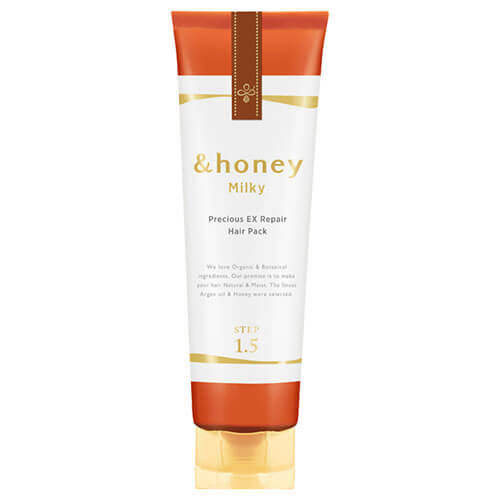 &honey Milky Precious EX Repair Hair Pack 130g Step1.5 - Apricot Sweet Honey