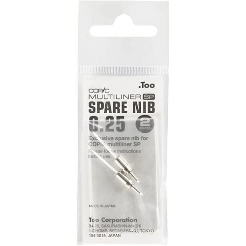 Copic Multiliner Pen Spare Nib - 0.25mm - 2pcs - Harajuku Culture Japan - Japanease Products Store Beauty and Stationery