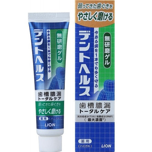 Lion Dent Health Medicinal Toothpaste Non-Abrasive Gel - Harajuku Culture Japan - Japanease Products Store Beauty and Stationery