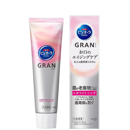 Kao Pureora Gran Whitening Toothpaste - 95g - Harajuku Culture Japan - Japanease Products Store Beauty and Stationery