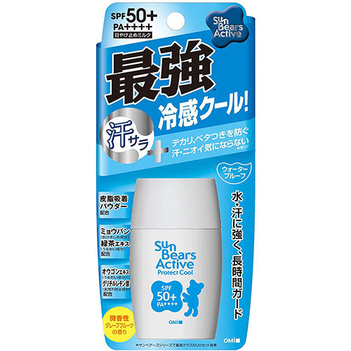 Sun Bears Active Protect Cool SPF50+/ PA+++ 30g - Harajuku Culture Japan - Japanease Products Store Beauty and Stationery