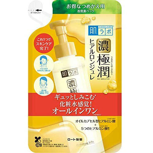 Rohto Hadalabo Gokujyn Hyaluronic Jure - 150ml - Refill - Harajuku Culture Japan - Japanease Products Store Beauty and Stationery