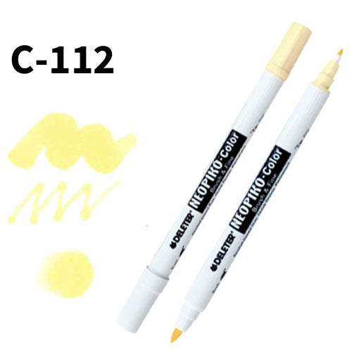 Deleter Neopiko Color C-112 Pale Yellow - Harajuku Culture Japan - Japanease Products Store Beauty and Stationery