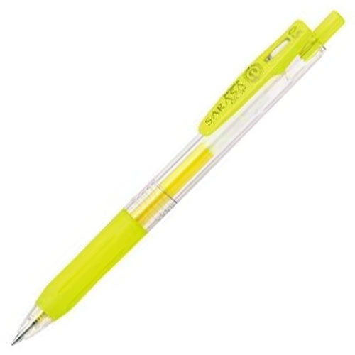 Zebra Sarasa Clip Gel Ballpoint Pen 0.5mm - Neon Color - Harajuku Culture Japan - Japanease Products Store Beauty and Stationery