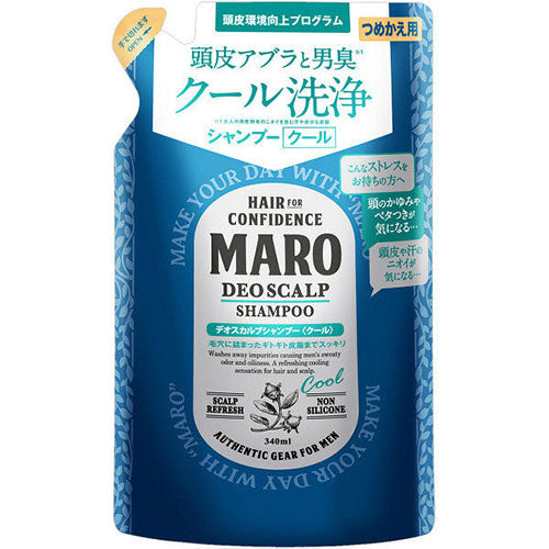 Maro Deo Scalp Shampoo Cool - Green Mint - Harajuku Culture Japan - Japanease Products Store Beauty and Stationery