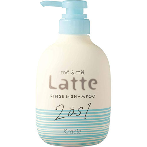 Ma & Me Latte Rinse In Hair Shampoo Pump - 490ml - Harajuku Culture Japan - Japanease Products Store Beauty and Stationery
