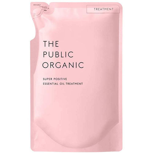 The Public Organic Super Positive Essential Oil Treatment - 400ml - Refill - Harajuku Culture Japan - Japanease Products Store Beauty and Stationery