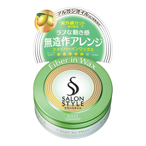 Kose Salon Style Hair Wax 72g - Fiber In - Harajuku Culture Japan - Japanease Products Store Beauty and Stationery