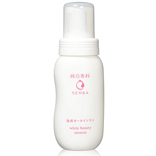Shiseido Junpaku Senka All In One White Beauty Whip Mousse - 150ml - Harajuku Culture Japan - Japanease Products Store Beauty and Stationery