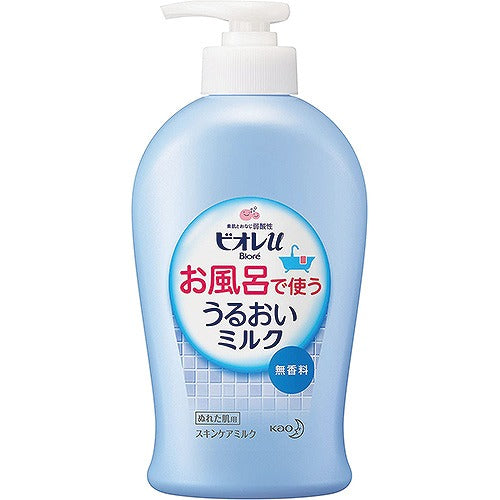 Biore U Inbath Moisture Milk - 300ml - Unscented - Harajuku Culture Japan - Japanease Products Store Beauty and Stationery