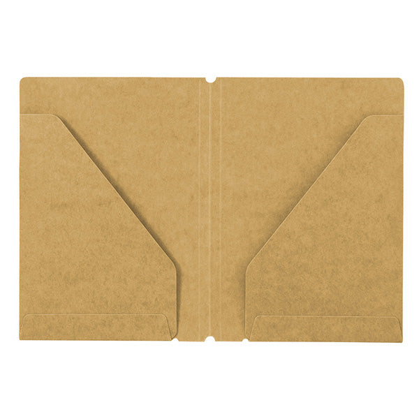 Midori Traveler's Note Book Passport Size Refill 010 - Kraft Paper Folder - Harajuku Culture Japan - Japanease Products Store Beauty and Stationery