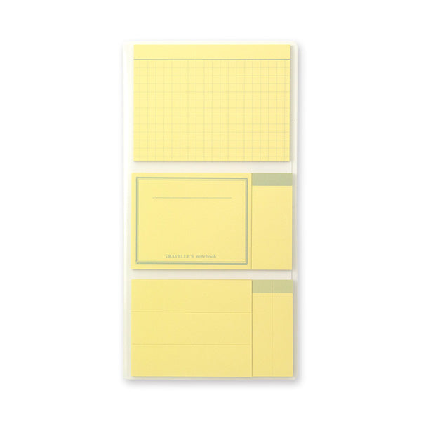 Midori Traveler's Note Book Regular Size Refill 022 - Sticky Notes - Harajuku Culture Japan - Japanease Products Store Beauty and Stationery