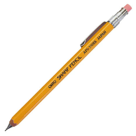 Ohto Mechanical Pencil Wood Mini Sharp APS-350ES - Harajuku Culture Japan - Japanease Products Store Beauty and Stationery