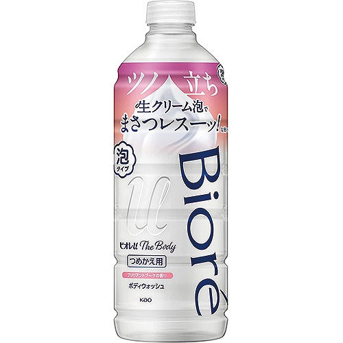 Biore U The Body Foam Body Wash - Refill - 440ml - Brilliant Bouquet - Harajuku Culture Japan - Japanease Products Store Beauty and Stationery