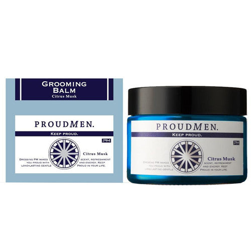 Proud Men Grooming Balm 40g - Citrus Musk - Harajuku Culture Japan - Japanease Products Store Beauty and Stationery