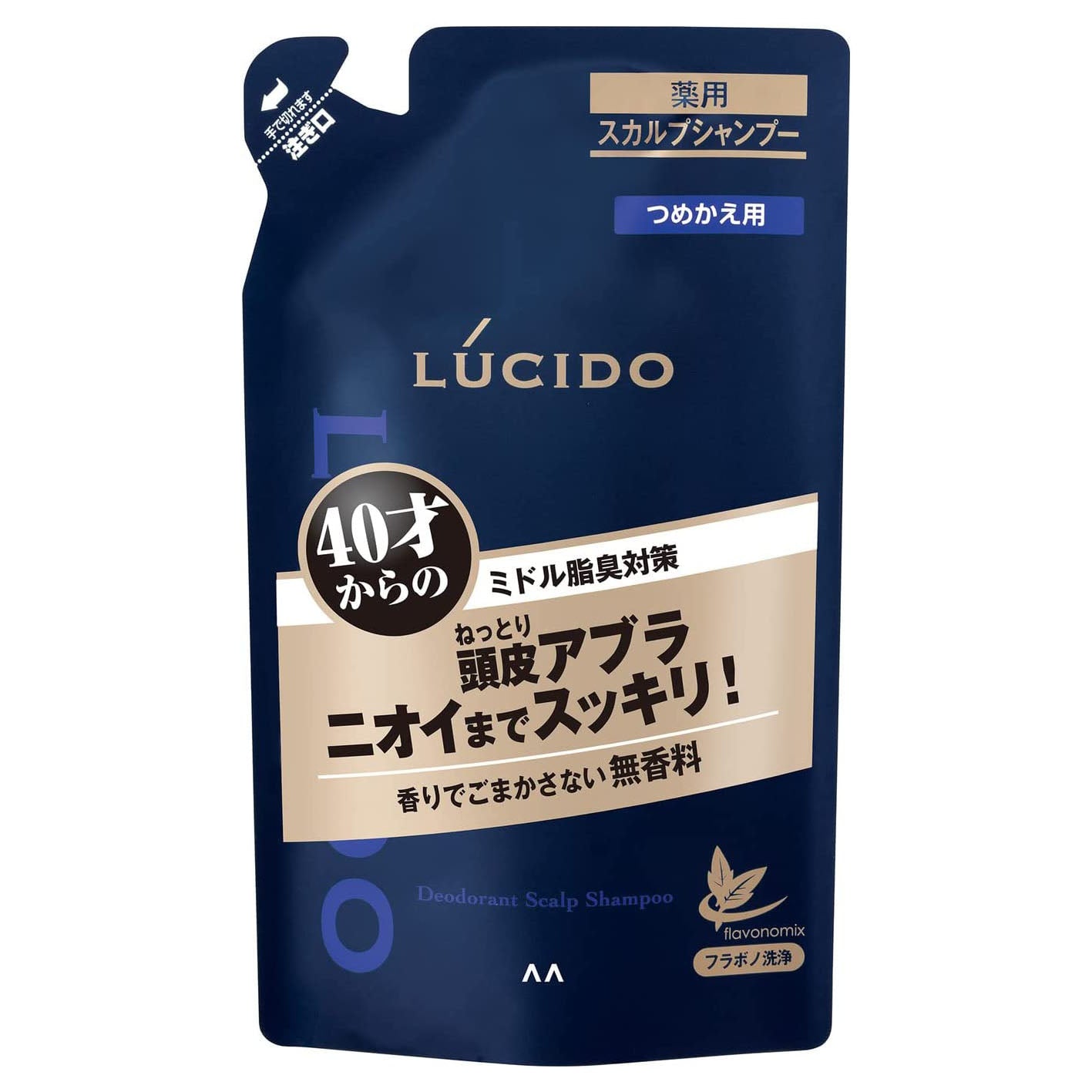Lucido Medicated Scalp Deodorant Shampoo 380ml - Refill - Harajuku Culture Japan - Japanease Products Store Beauty and Stationery