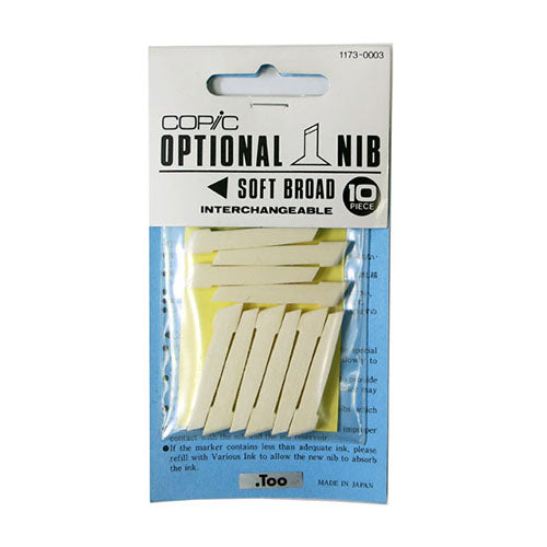 Copic Optional Nib Soft Broad - Pack for 10 Pencil - Harajuku Culture Japan - Japanease Products Store Beauty and Stationery
