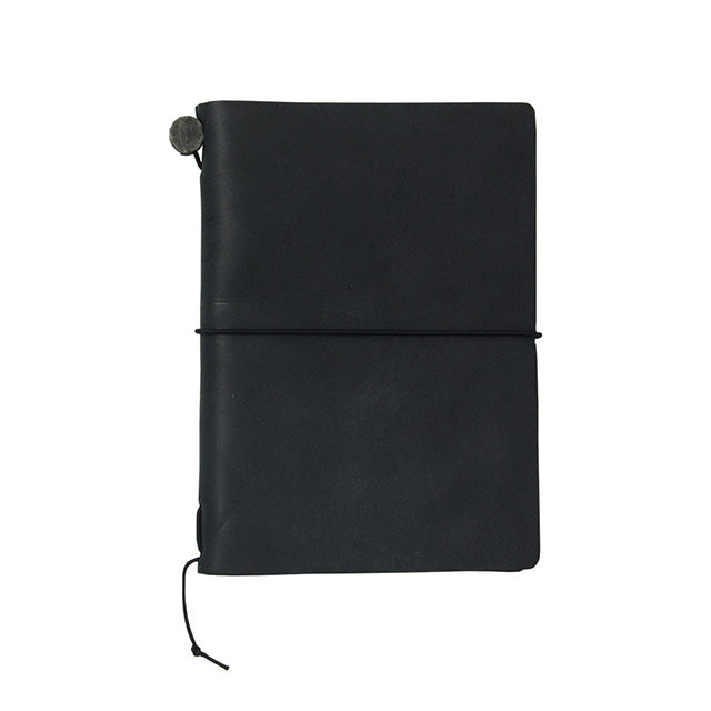 Midori Traveler's Note Book Starter Kit - Passport Size - Black Leather - Harajuku Culture Japan - Japanease Products Store Beauty and Stationery