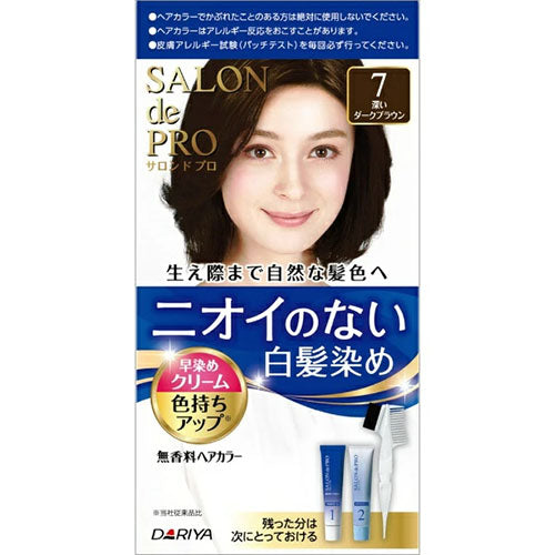 Salon De Pro Hair Color Gray Hair Cream Type - Harajuku Culture Japan - Japanease Products Store Beauty and Stationery