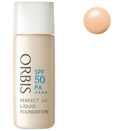 Orbis Perfect UV Liquid Foundation SPF50 PA++++ 30ml - Pink Natural 02 - Harajuku Culture Japan - Japanease Products Store Beauty and Stationery