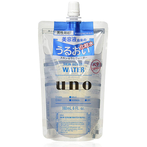 Shiseido UNO Skin Serum Water Men's Skin Lotion - 180ml -Refill - Harajuku Culture Japan - Japanease Products Store Beauty and Stationery