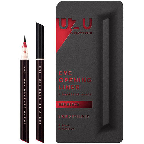 UZU By Flowfushi Eye Opening Liner 7 Shades Of Black - Red Black - Harajuku Culture Japan - Japanease Products Store Beauty and Stationery