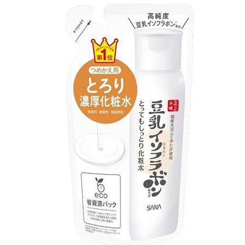 Sana Nameraka Honpo Sana Soy Milk Isoflavone Facial Lotion NC 180ml Super Moist - Refill - Harajuku Culture Japan - Japanease Products Store Beauty and Stationery