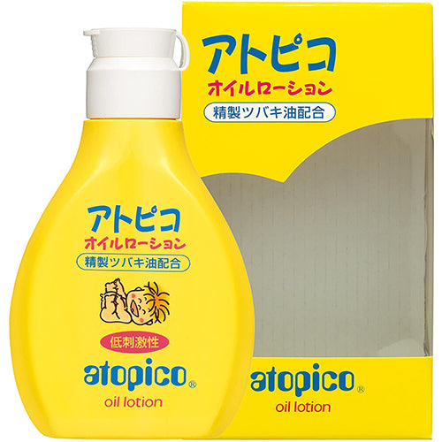 Atopico Oshima Tsubaki Water Oil Lotion - 120ml - Harajuku Culture Japan - Japanease Products Store Beauty and Stationery